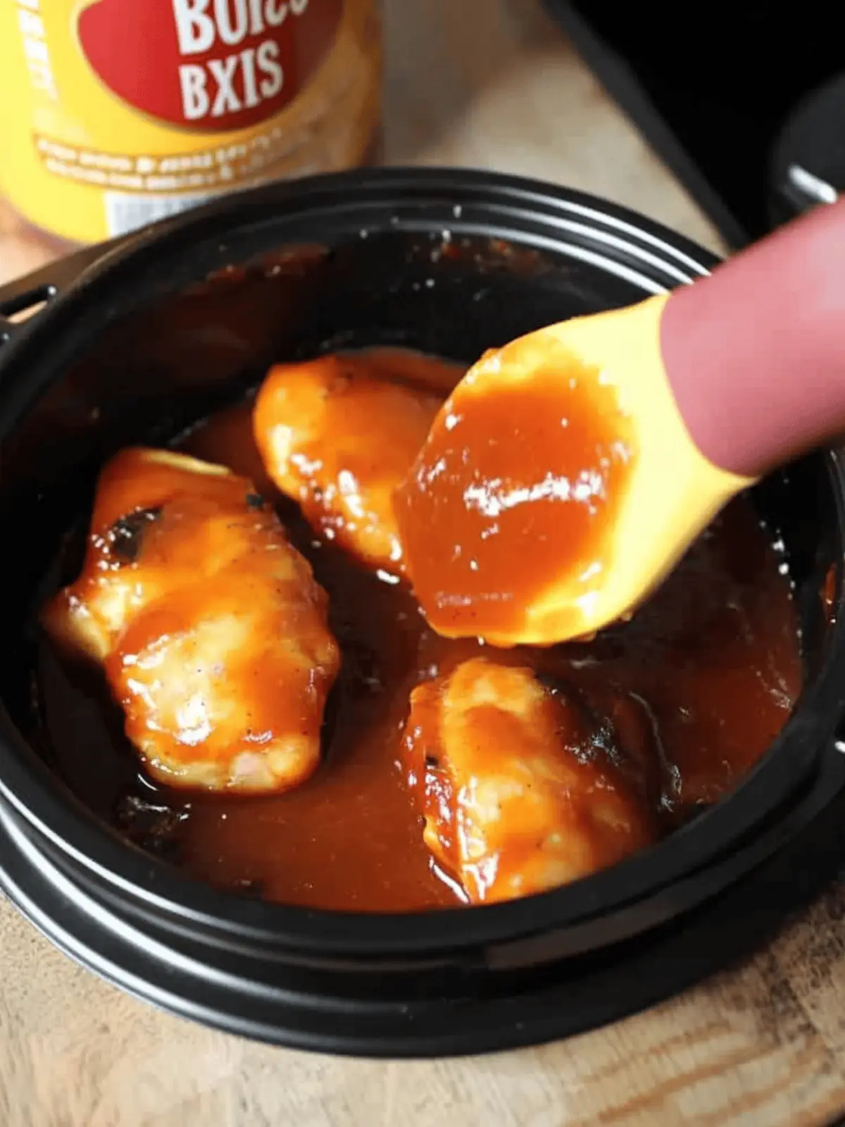 Baked BBQ Buffalo Chicken