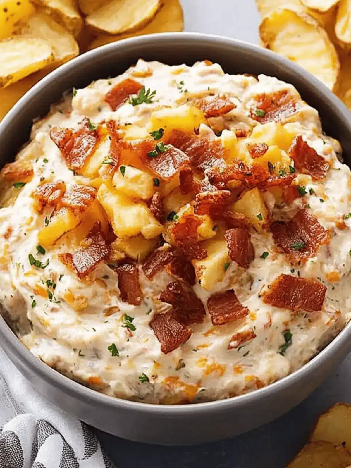 Loaded Baked Potato Dip: Easy, Cheesy Comfort You’ll Love 4 Loaded Baked Potato Dip