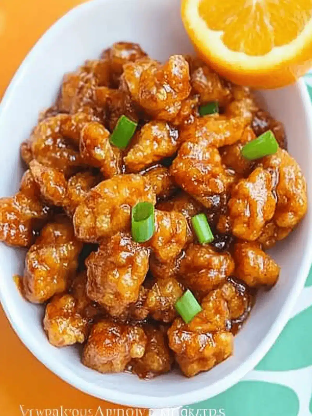 Orange Chicken Recipe