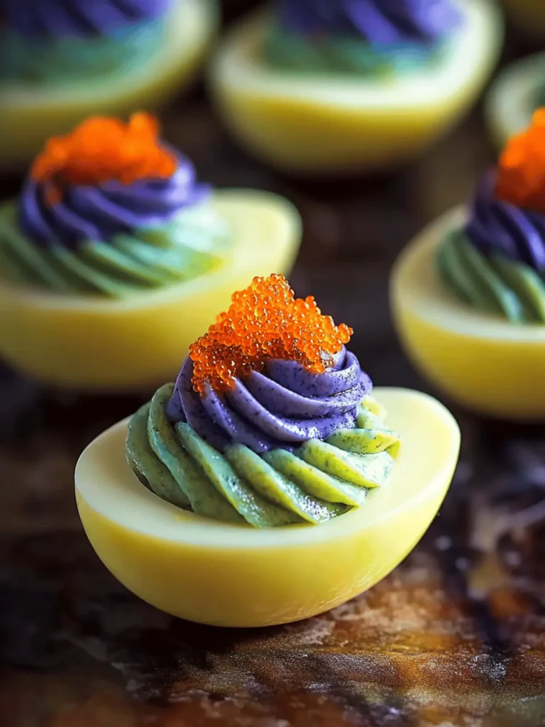 Tasty Halloween Deviled Eggs: A Spooky Twist on a Classic 3 Tasty Halloween Deviled Eggs