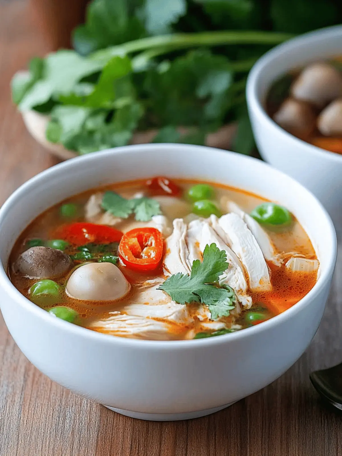 Hot and Sour Chicken Soup