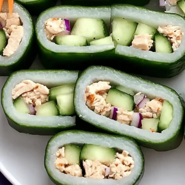 Easy Chicken Cucumber Sushi