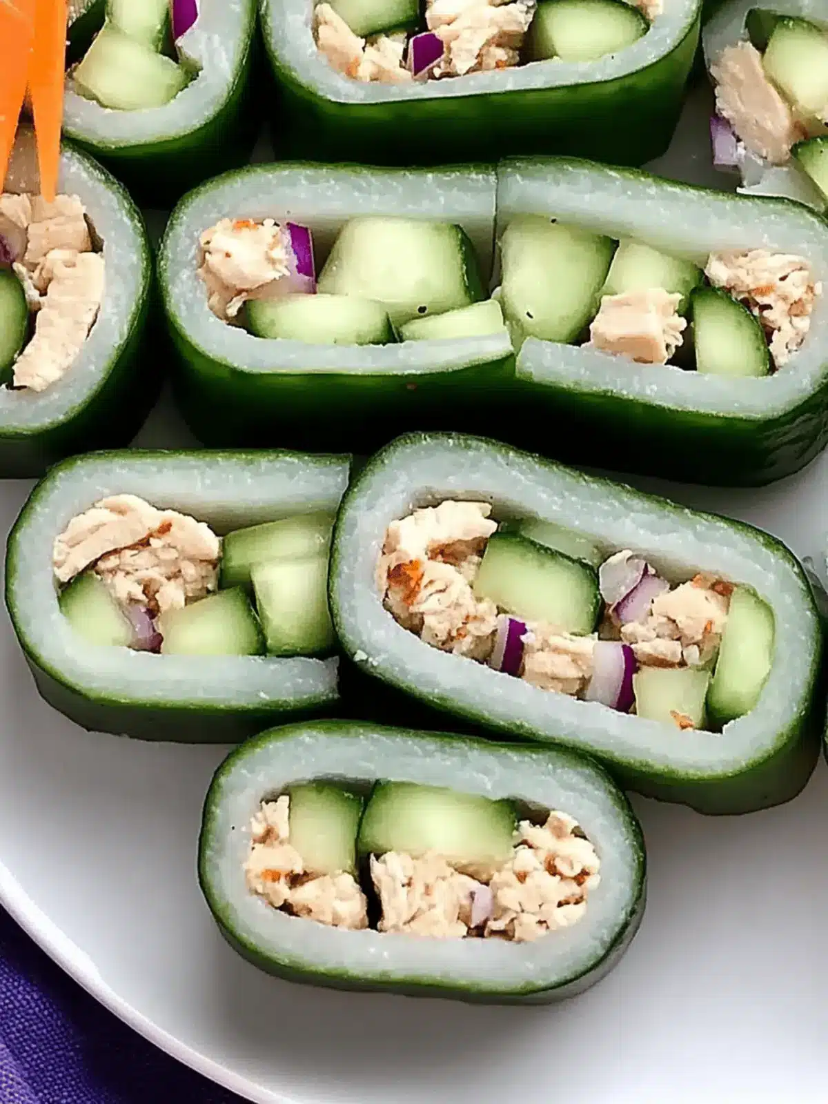 Easy Chicken Cucumber Sushi
