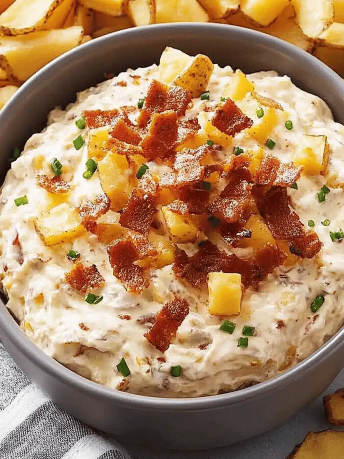 Loaded Baked Potato Dip: Easy, Cheesy Comfort You’ll Love 2 Loaded Baked Potato Dip