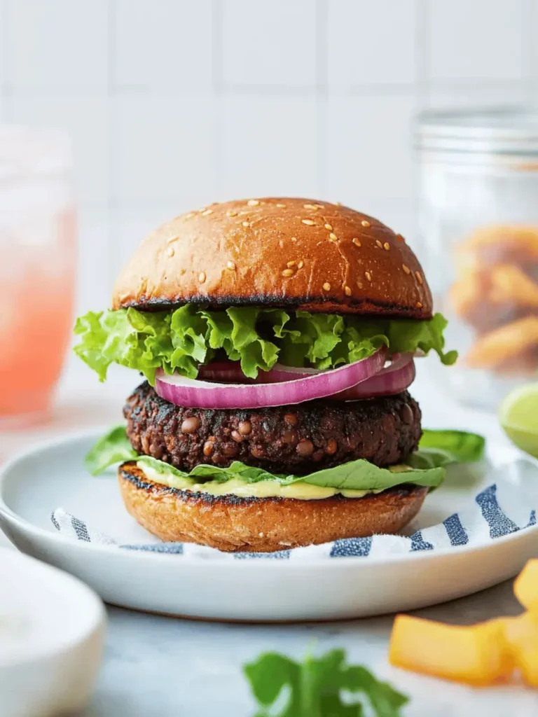 Savory Easy Black Bean Burger in Under 30 Minutes 2 Easy Black Bean Burger
