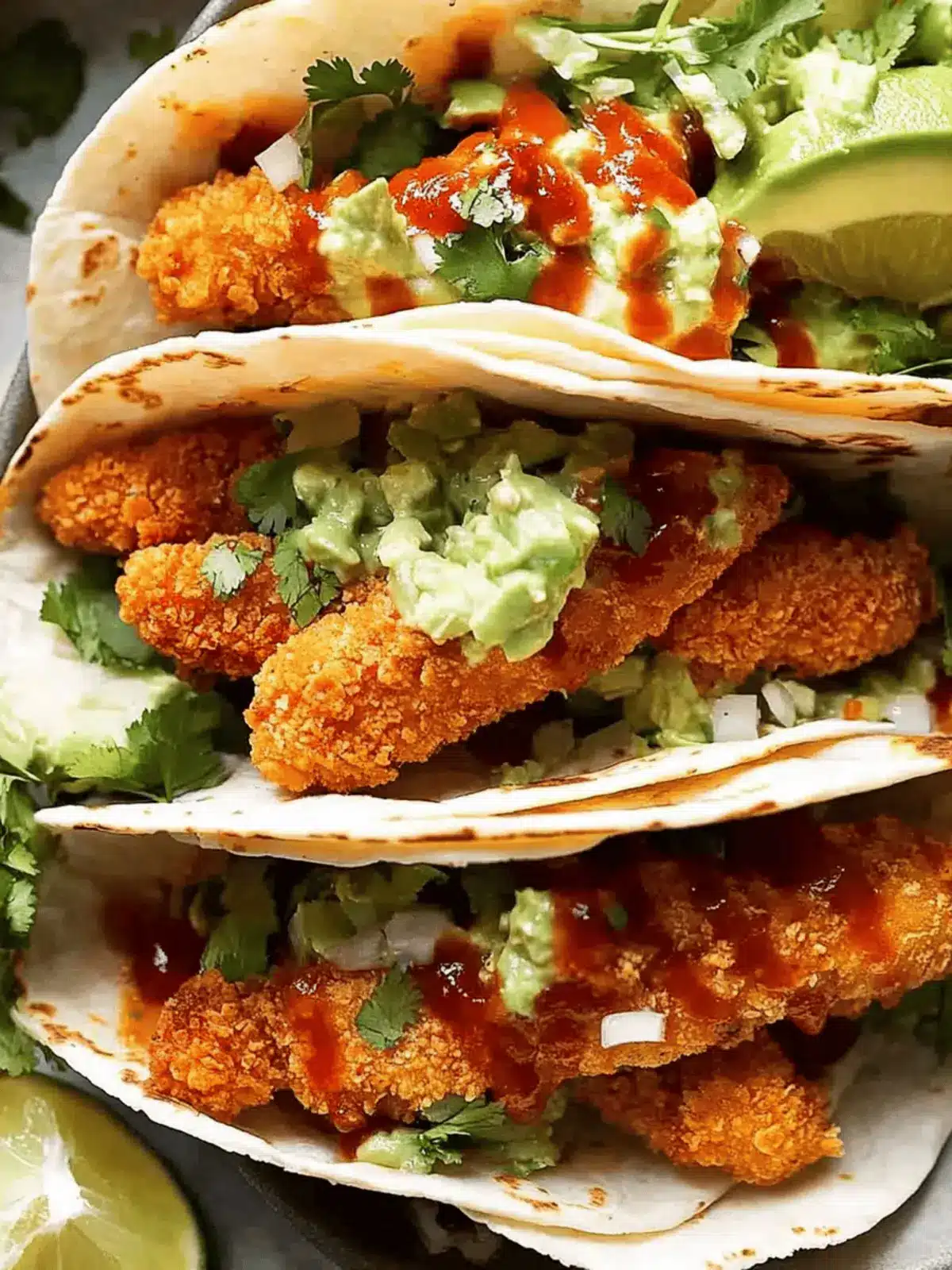 Crunchy Chicken Taco Fingers Baked for Taco Night Fun 4 Crunchy chicken taco fingers (baked!)