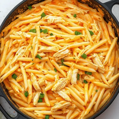 Creamy Buffalo Chicken Pasta