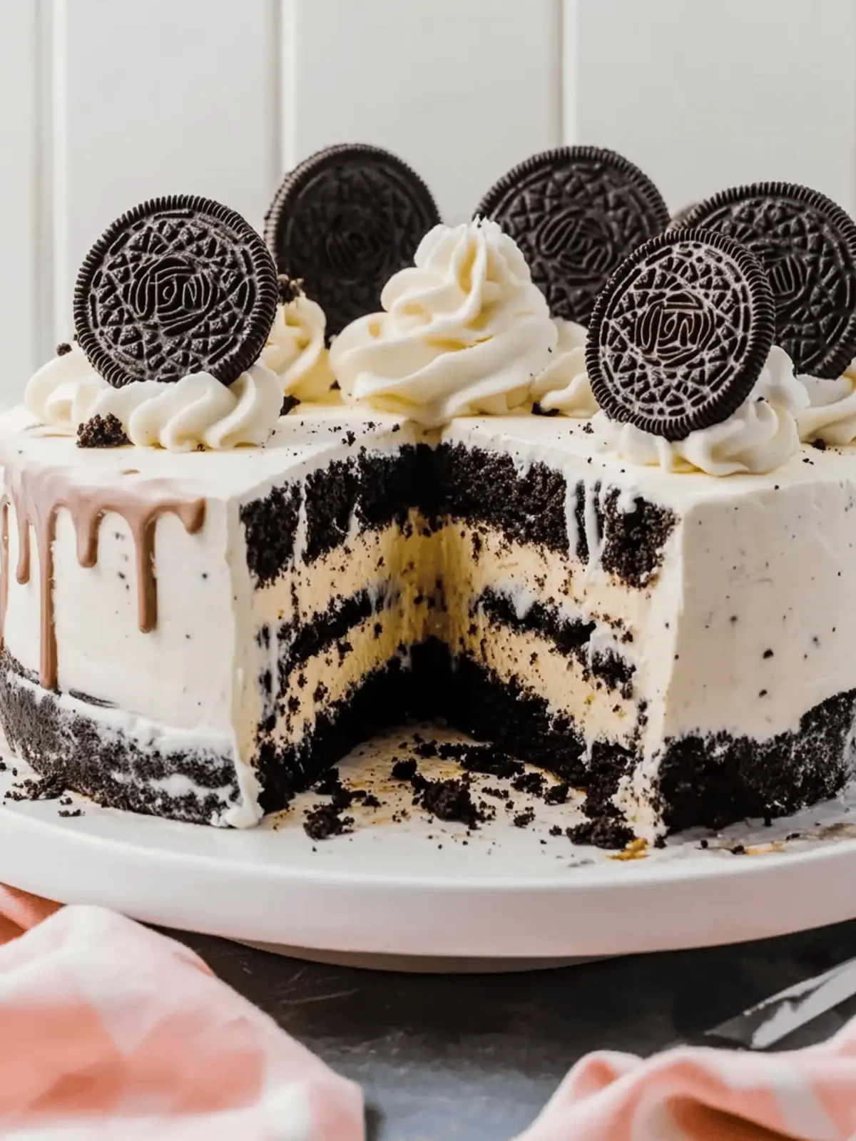 Oreo Ice Cream Cake