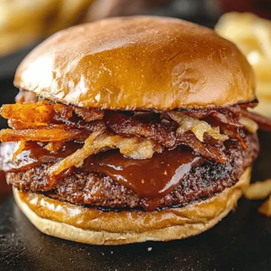 BBQ Meatloaf Burger