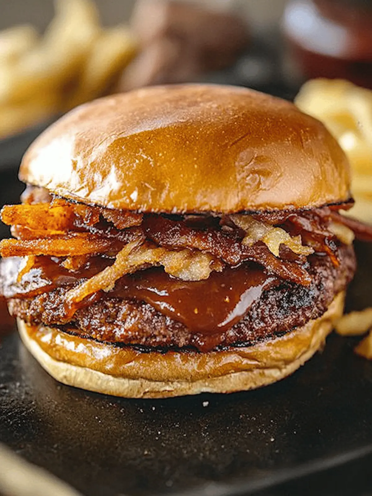 BBQ Meatloaf Burger