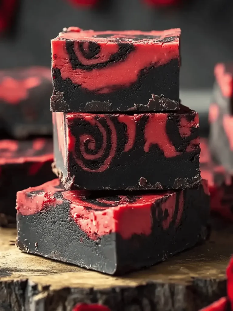 Classic Halloween Vampire Fudge: A Spooktacular Treat to Make! 3 Classic Halloween Vampire Fudge