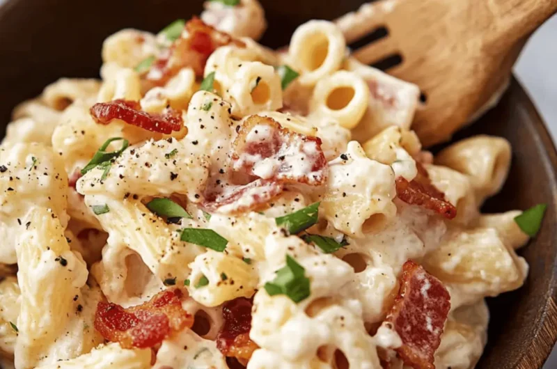 Creamy Bacon Cheddar Ranch Pasta Salad for Ultimate BBQ Bliss 1 Creamy Bacon Cheddar Ranch Pasta Salad