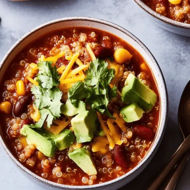 Slow Cooker Quinoa Chili