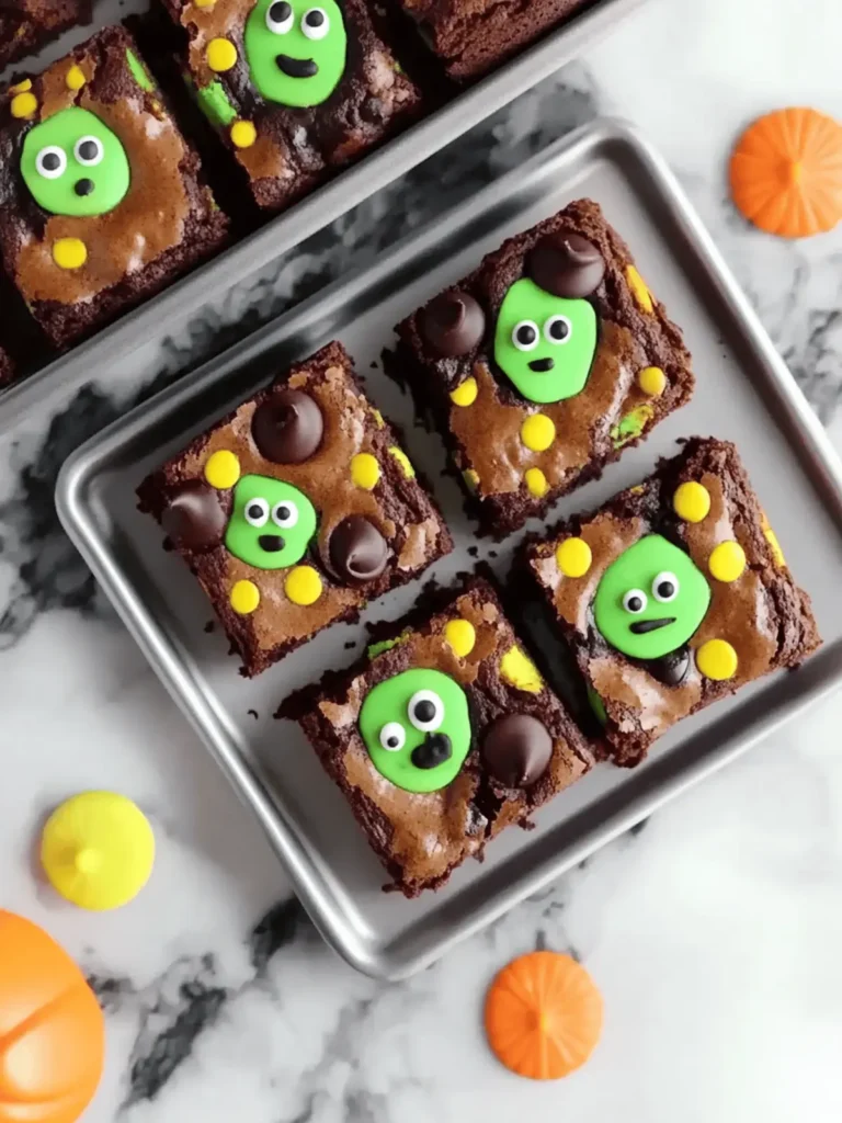 Colorful Halloween Monster Cookie Brownies That Wow Kids and Adults 2 Colorful Halloween Monster Cookie Brownies