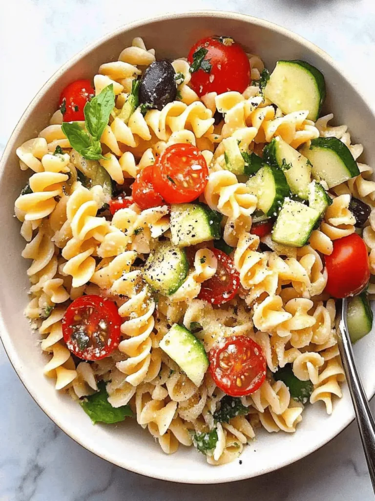 Vibrant Pasta Salad with Feta for Perfect Summer Picnics 3 Pasta Salad