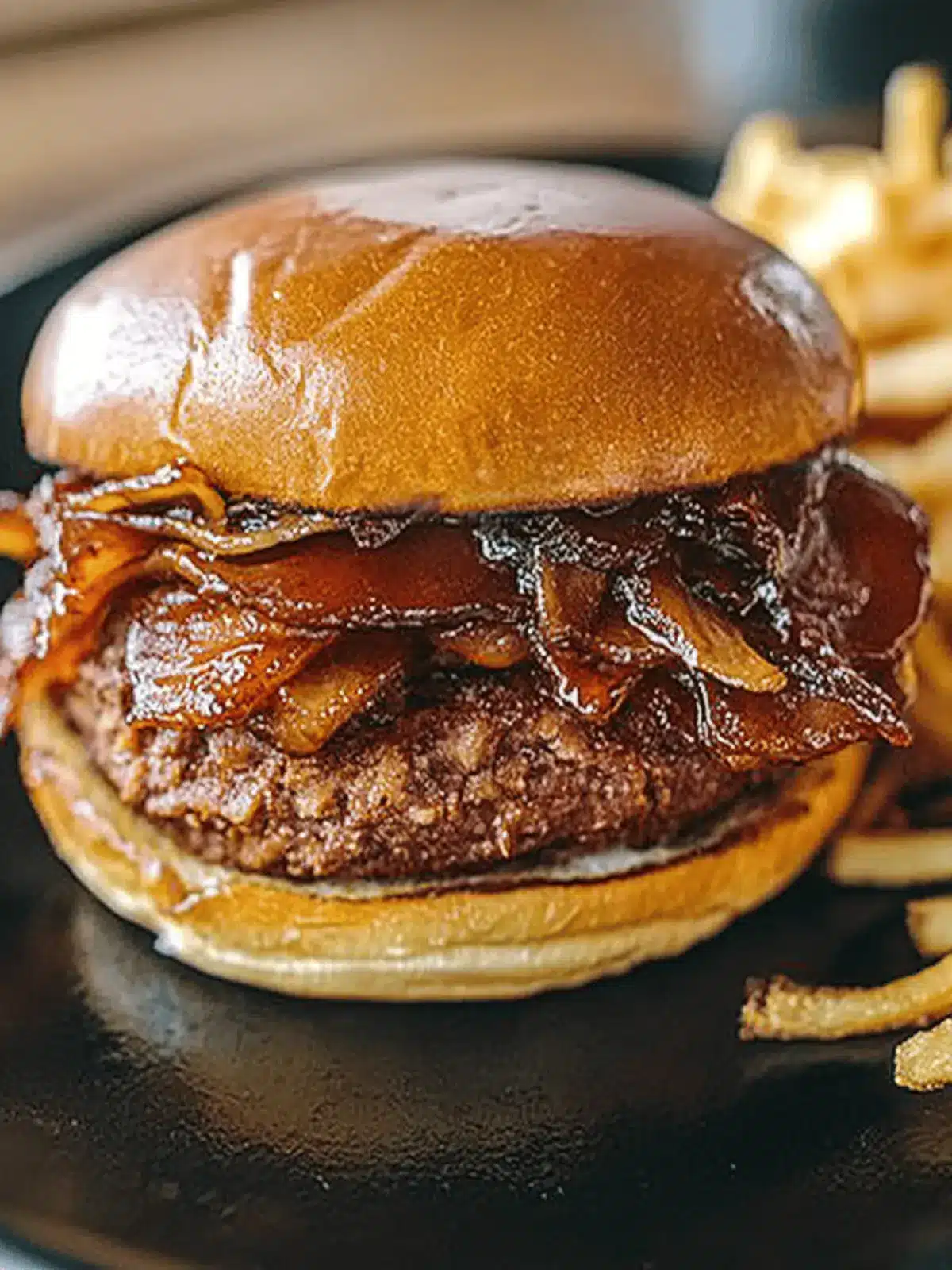 BBQ Meatloaf Burger