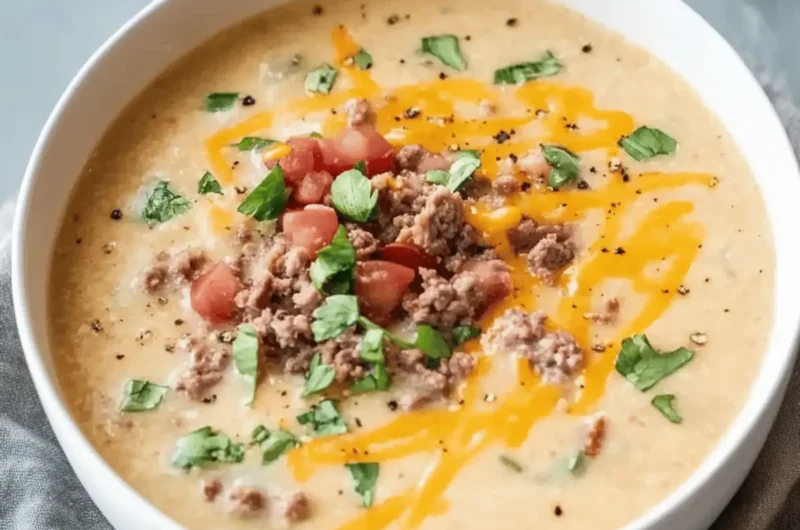 Cheeseburger Soup