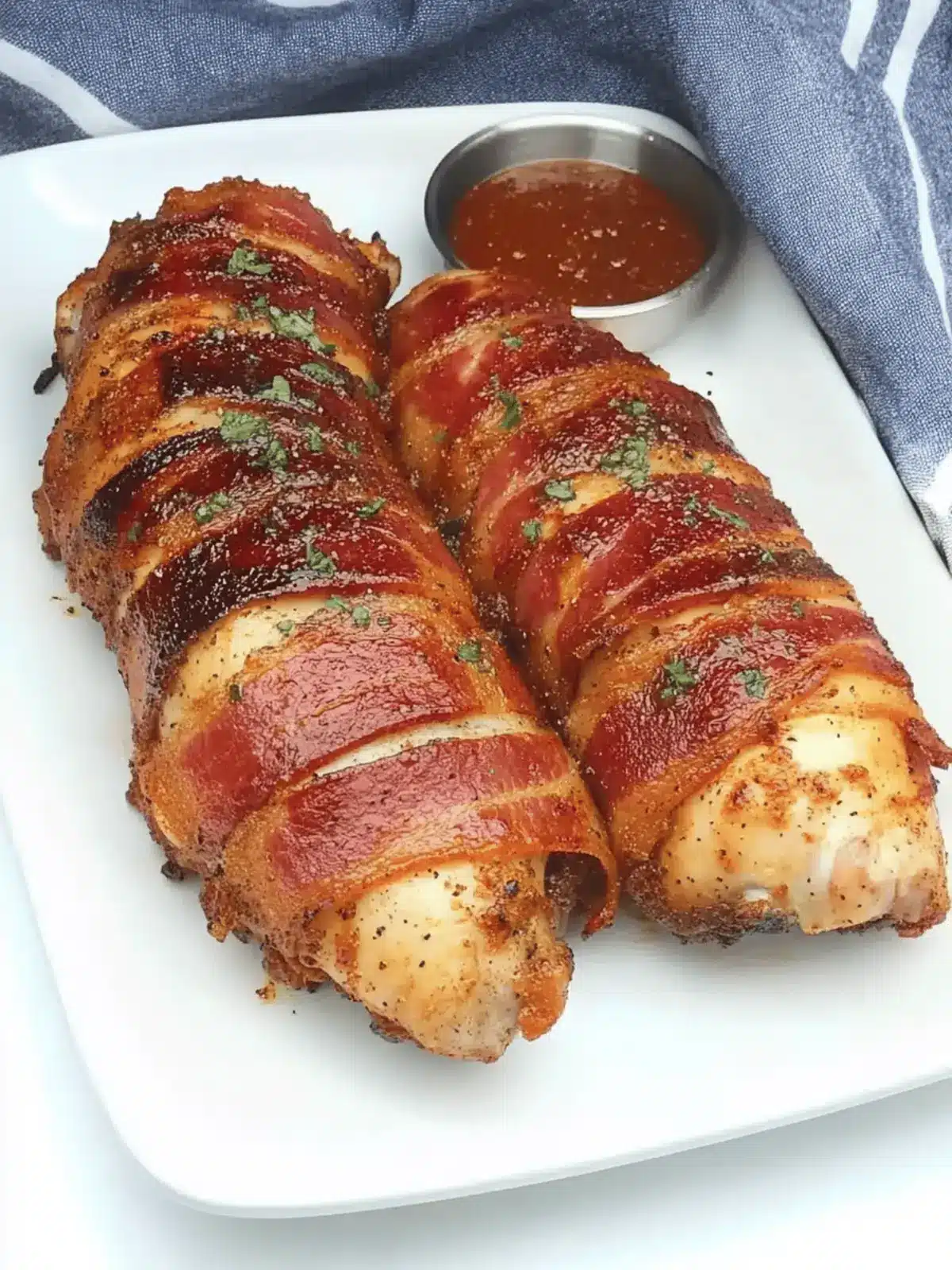 Bacon-Wrapped Chicken in the Oven