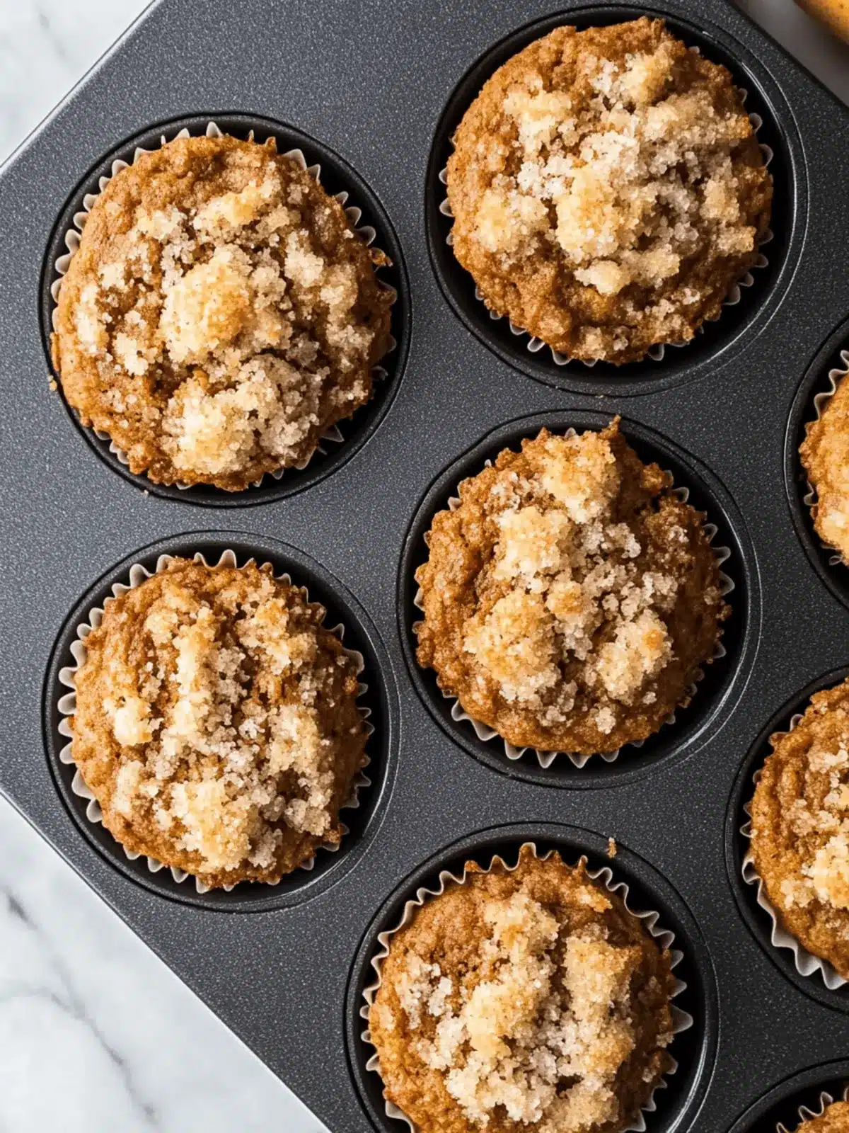 Pumpkin Banana Bread Muffins with Crunchy Cinnamon Topping 2 Pumpkin Banana Bread Muffins