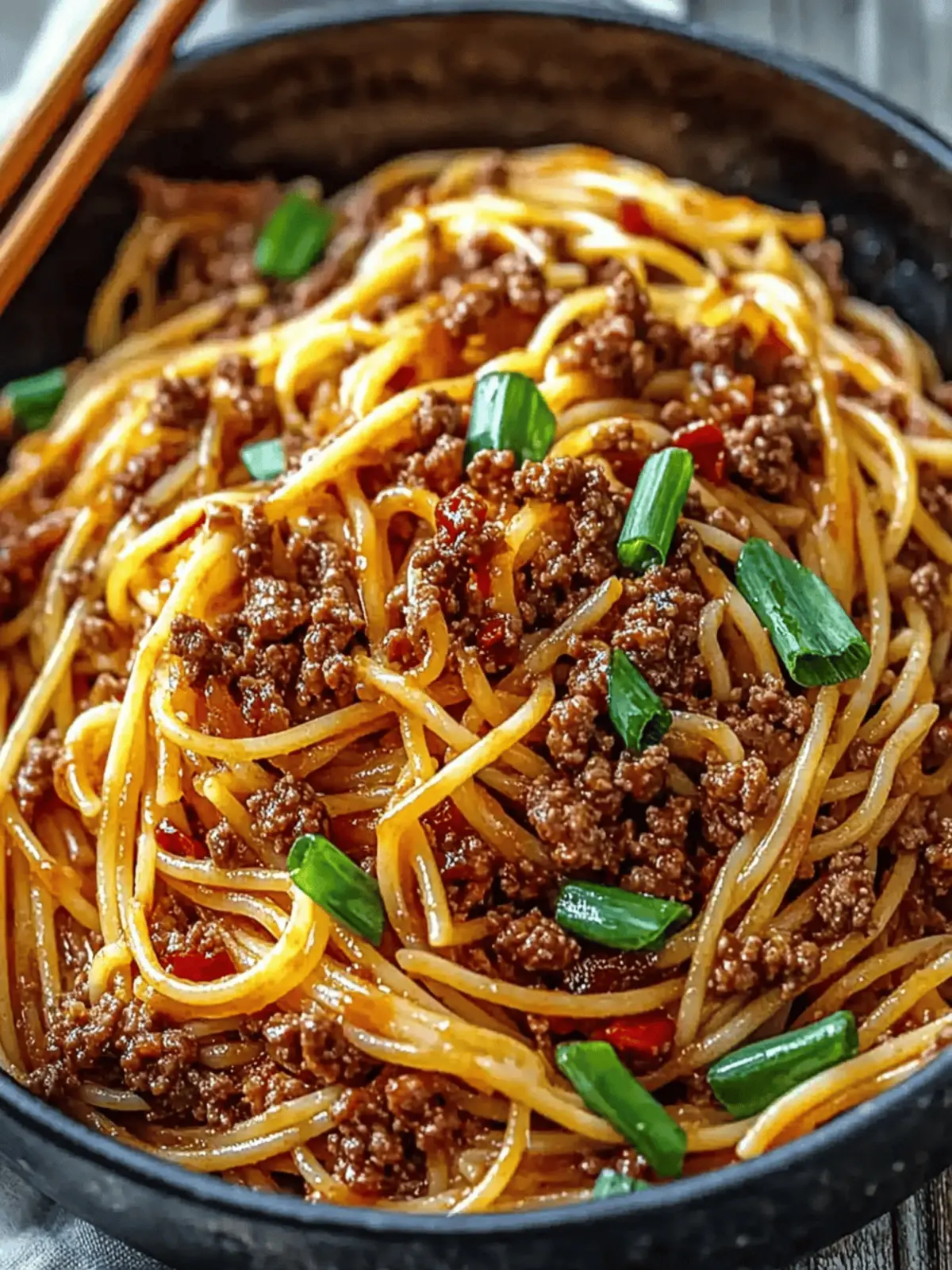 Classic Asian-Style Ground Beef Spaghetti in 20 Minutes! 3 Classic Asian-Style Ground Beef Spaghetti