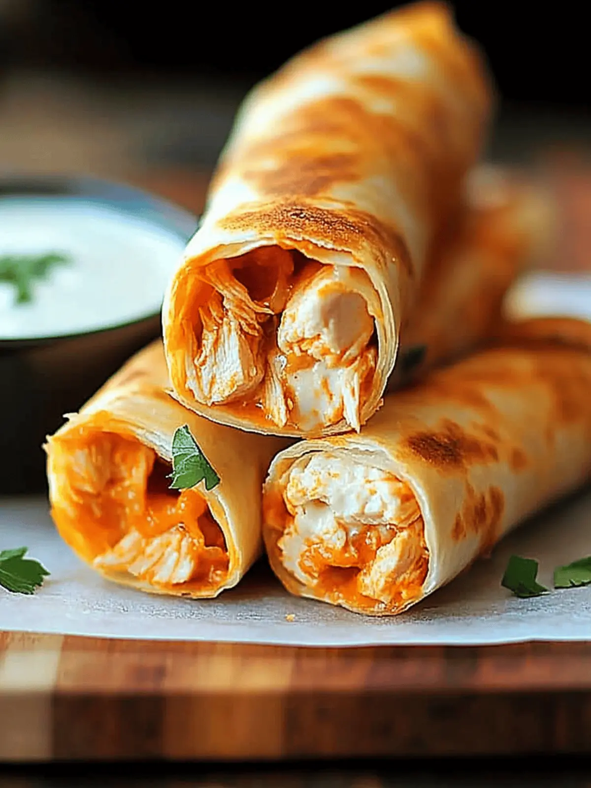 Irresistibly Crunchy Buffalo Chicken Wraps for Every Party 5 Buffalo Chicken Wraps