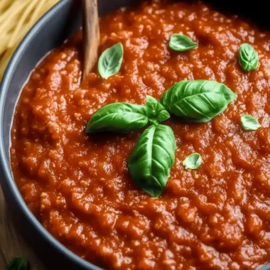 Tasty Homemade Spaghetti Sauce