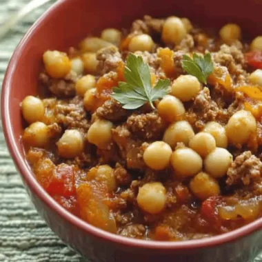 Savory Ground Beef and Garbanzo Bean Casserole for Cozy Nights 9 Ground Beef and Garbanzo Bean Casserole
