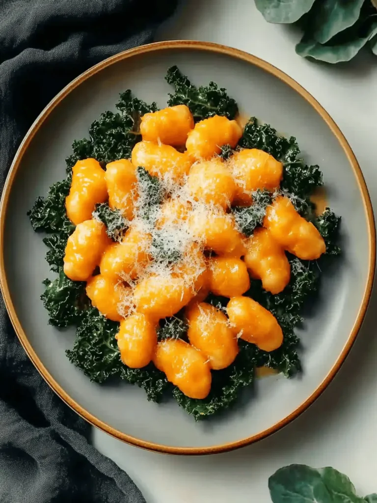 Homemade Pumpkin and Kale Gnocchi in Creamy Sage Bliss 3 Homemade Pumpkin and Kale Gnocchi