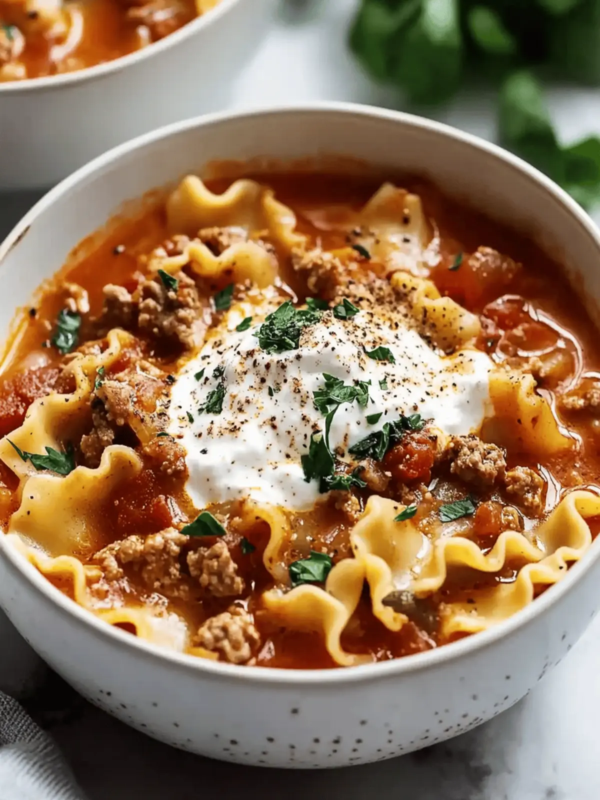 Italian Lasagna Soup: Your New Cozy Weeknight Favorite 2 Italian Lasagna Soup