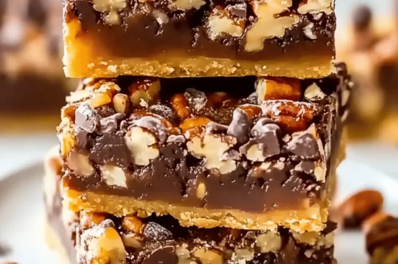 Gooey Chocolate Pecan Pie Magic Bars You Can’t Resist 1 Gooey Chocolate Pecan Pie Magic Bars