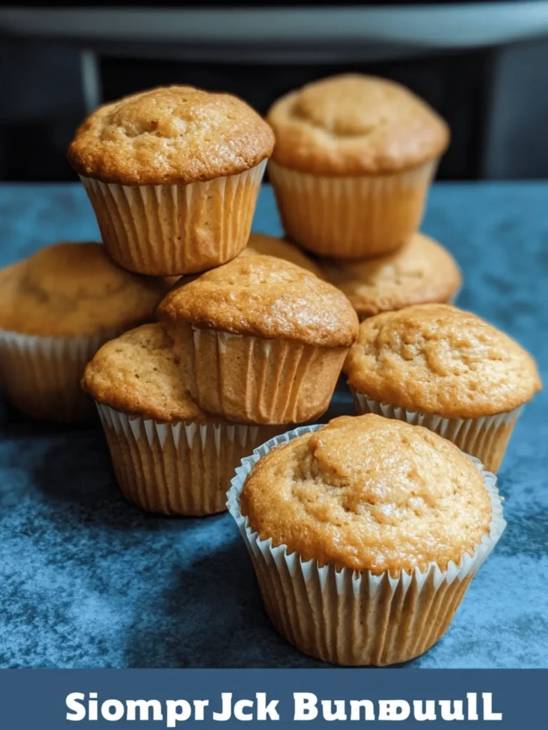 Simple Bisquick Banana Muffins