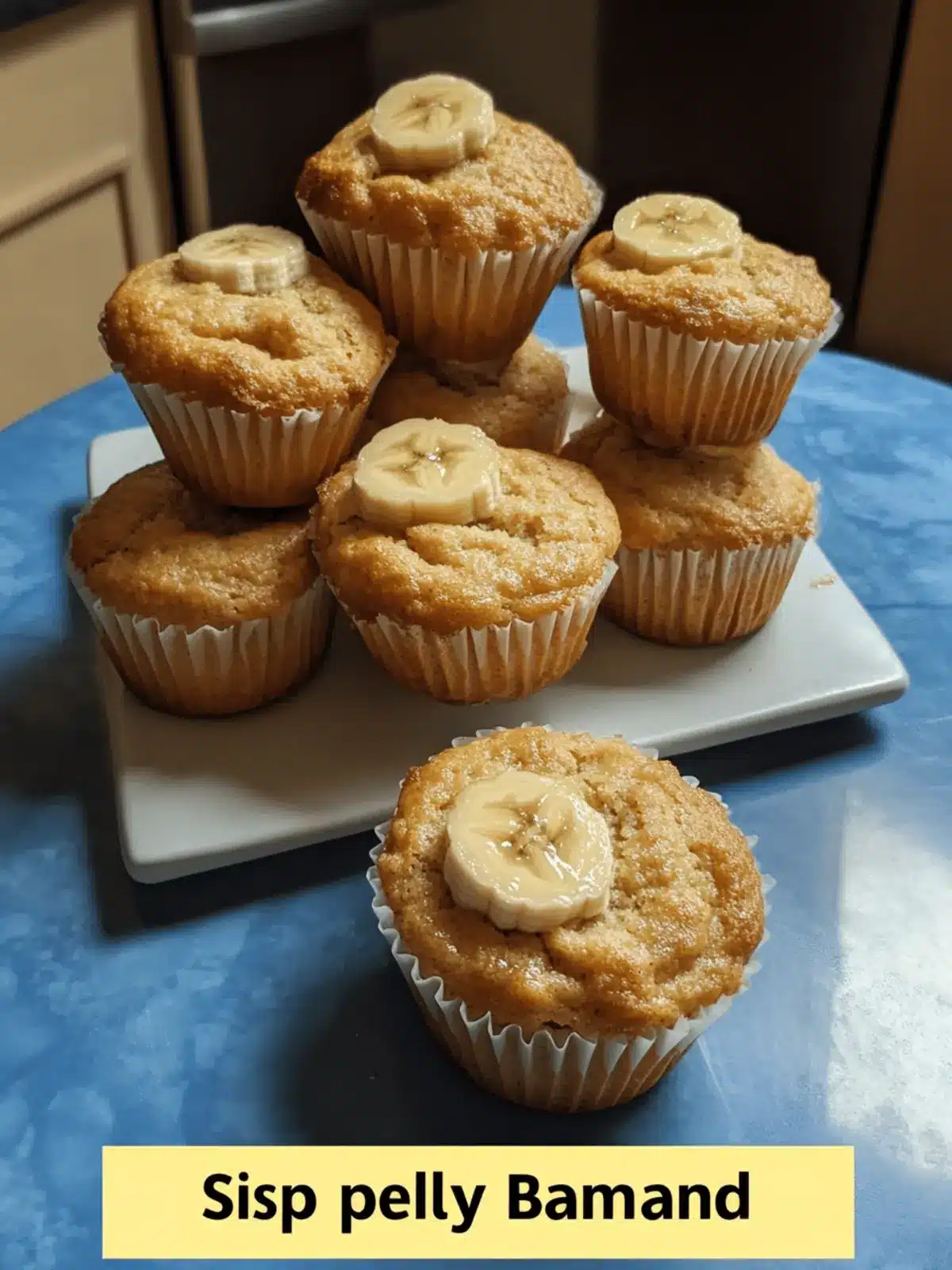 Simple Bisquick Banana Muffins
