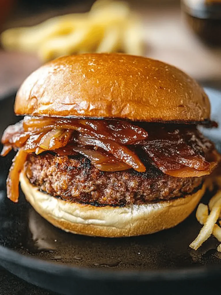 BBQ Meatloaf Burger