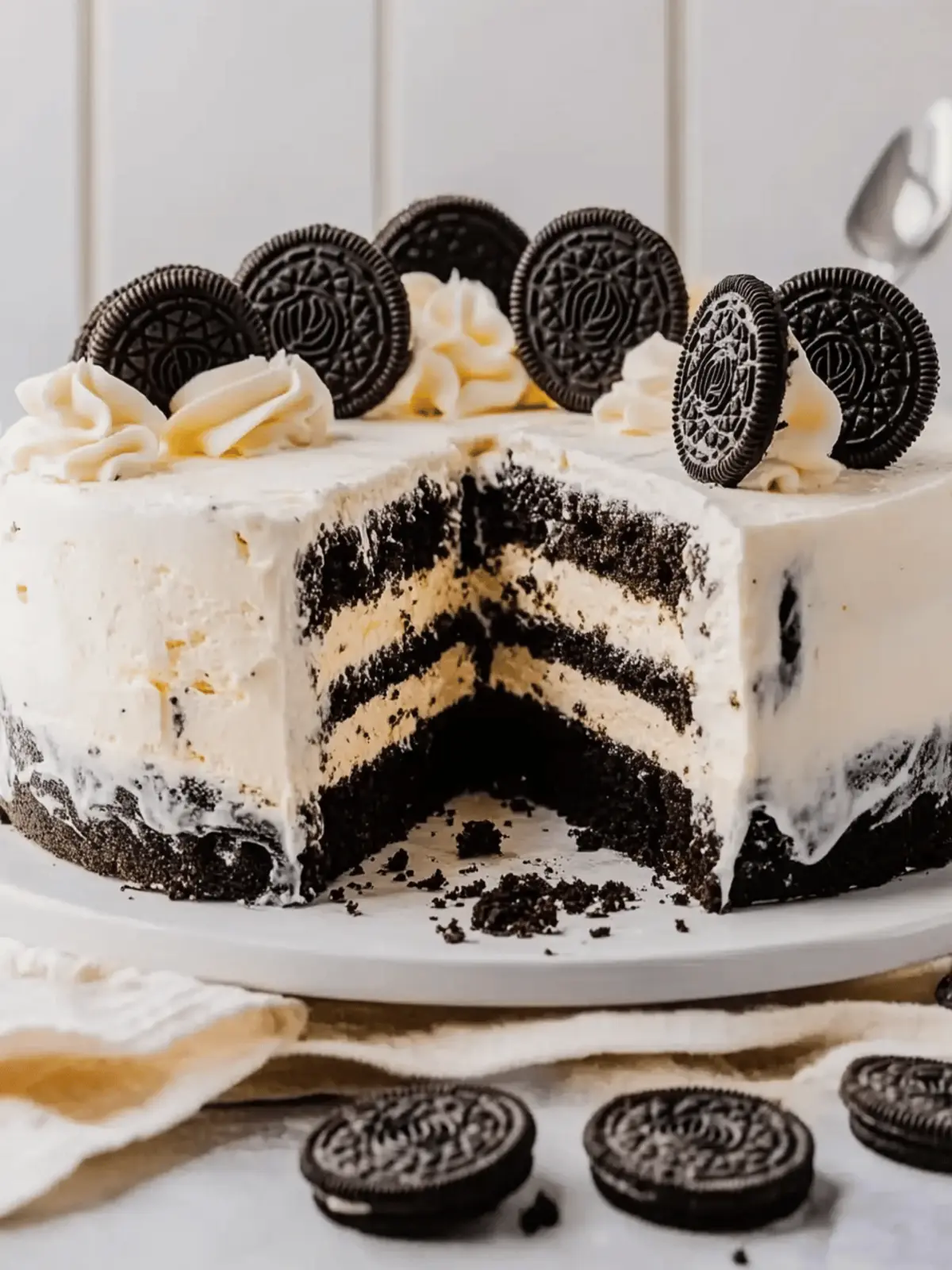Oreo Ice Cream Cake