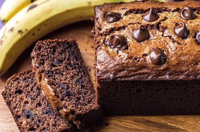 Irresistible Chocolate Chocolate Chip Sour Cream Banana Bread 1 Chocolate Chocolate Chip Sour Cream Banana Bread