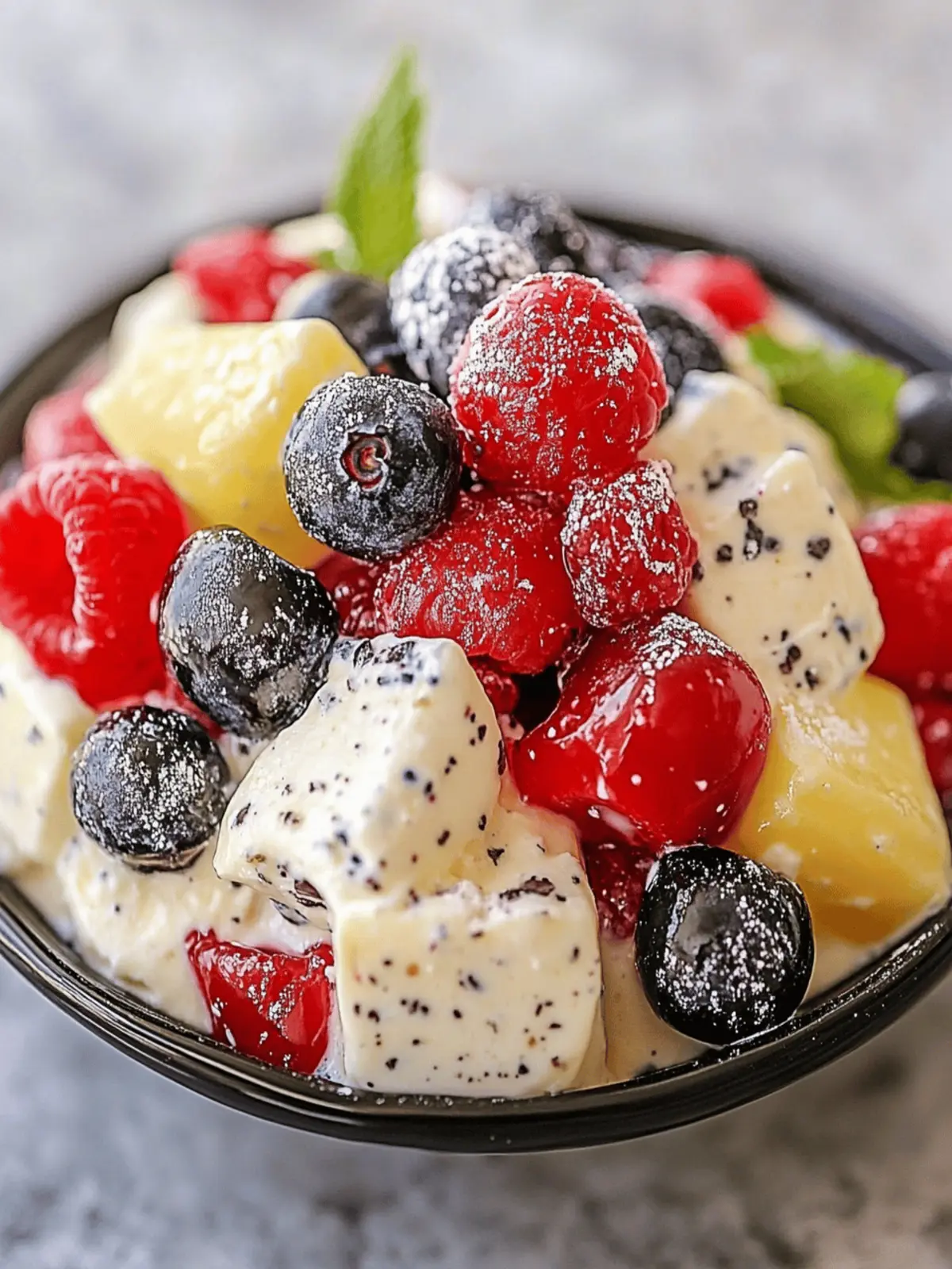Red, White & Blue Cheesecake Delight