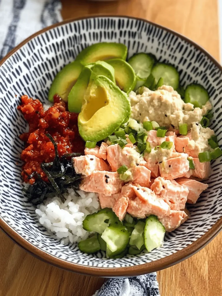 Spicy Salmon Bowl: Quick, Healthy & Flavor-Packed Meal Idea 3 Spicy Salmon Bowl