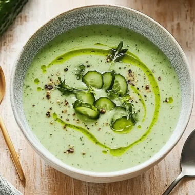 Chill Out with This Refreshing Cucumber Soup Recipe 9 Cucumber soup