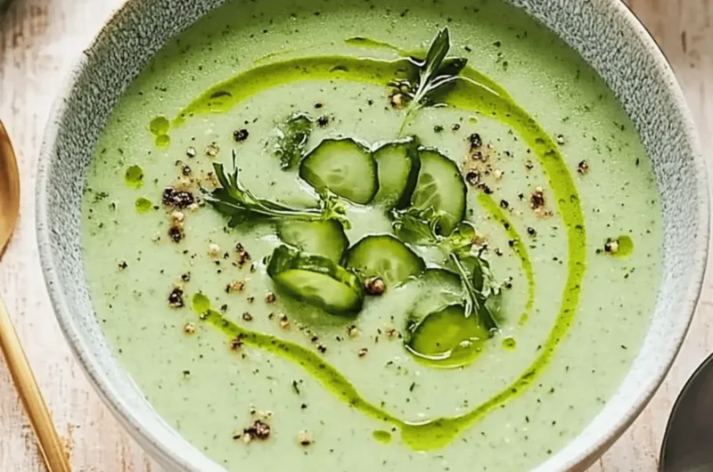 Chill Out with This Refreshing Cucumber Soup Recipe 1 Cucumber soup