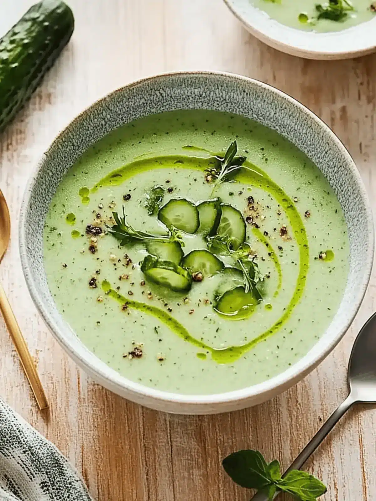 Cucumber soup