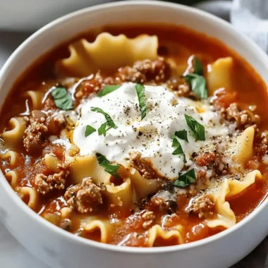 Italian Lasagna Soup