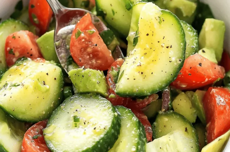 Cucumber Avocado Salad