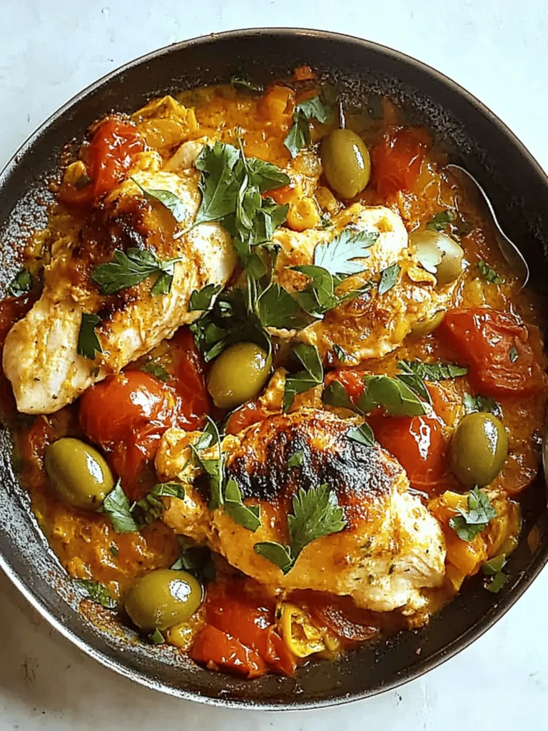 Chicken Provencal (With Tomatoes and Olives)