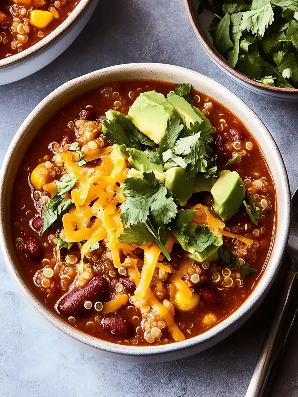 Slow Cooker Quinoa Chili
