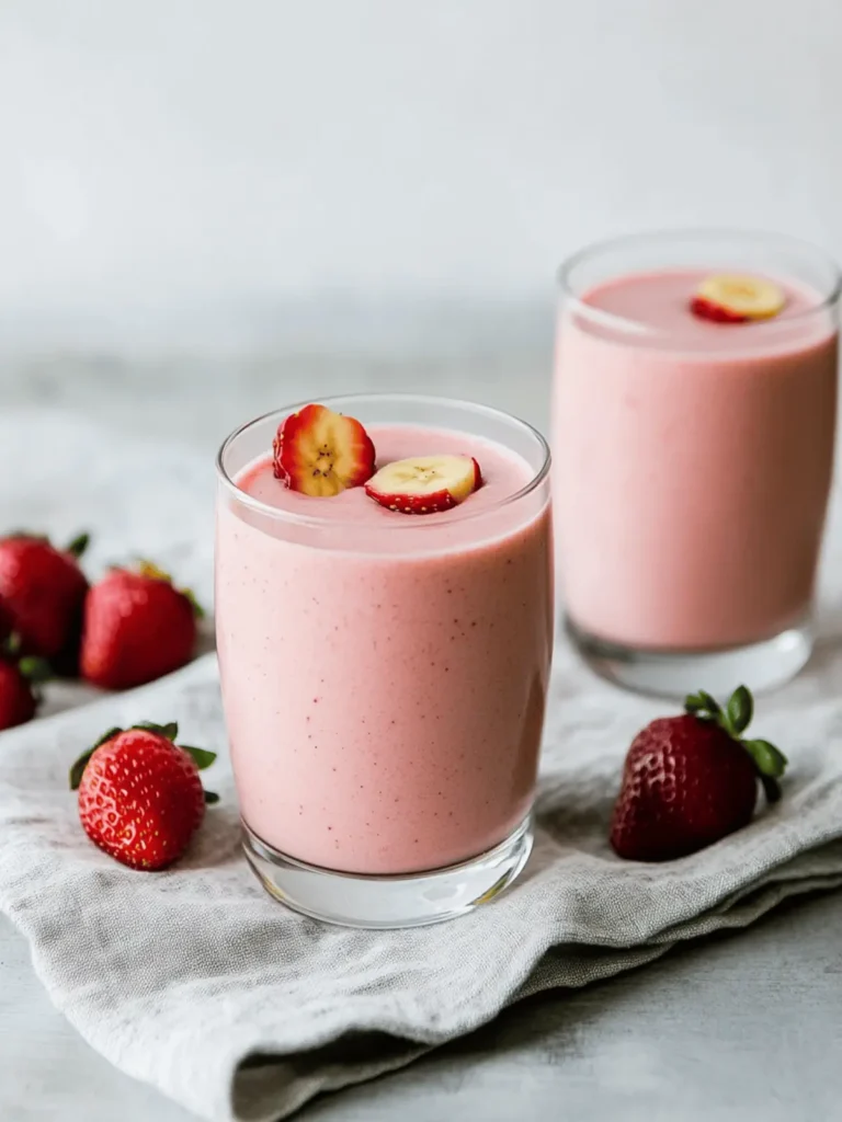 Delicious Strawberry Banana Smoothie for a Sweet Summer Treat 2 Strawberry Banana Smoothie