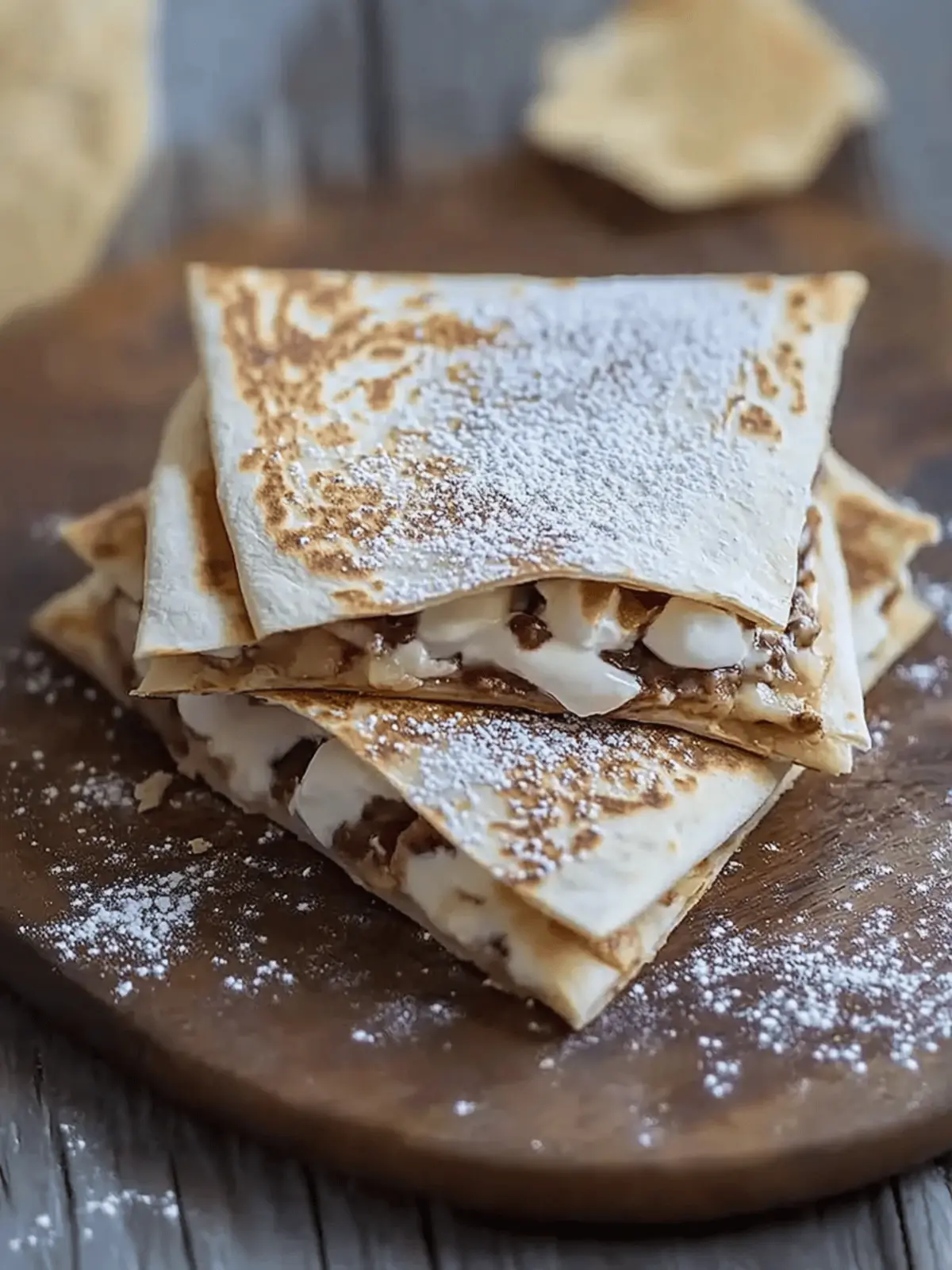 Mouthwatering S'mores Quesadilla: Quick & Easy Delight 3 Mouthwatering S’mores Quesadilla