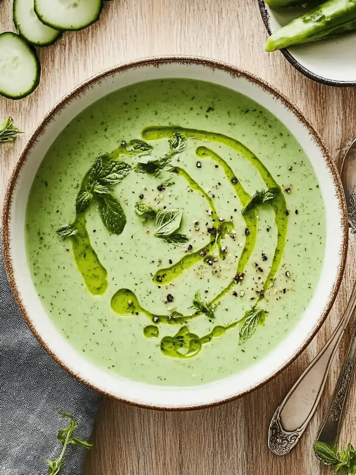 Chill Out with This Refreshing Cucumber Soup Recipe 3 Cucumber soup