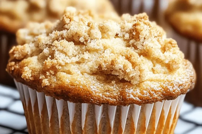 Banana Muffins With Crumb Topping