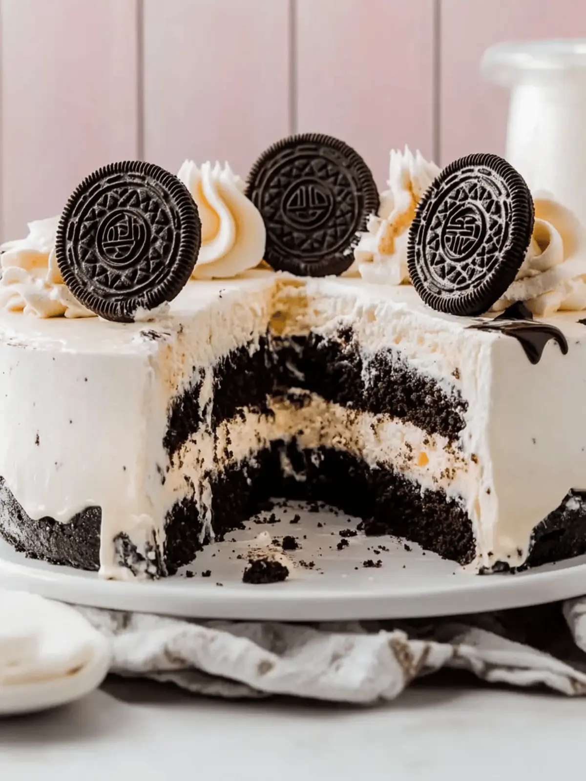 Oreo Ice Cream Cake