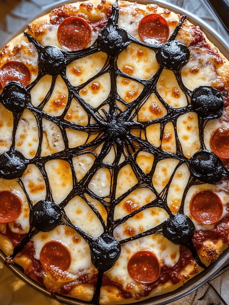 Create Your Easy Spiderweb Halloween Pizza for Spooky Fun Nights 4 Easy Spiderweb Halloween Pizza
